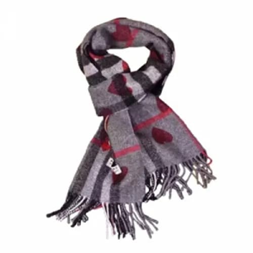 [버버리] 체크 하트 클래식 캐시미어 스카프 bu0007w - Burberry Classi… - 1