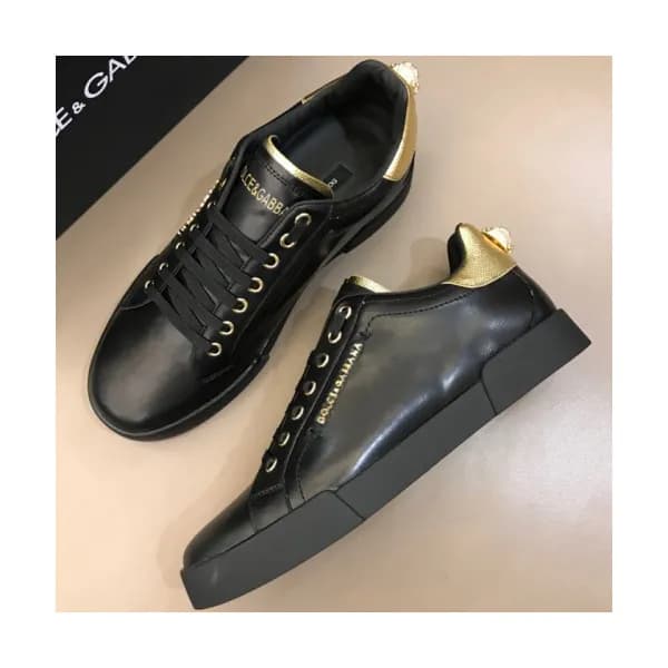 DOLCE&GABBANA 2018 PEARL LEATHER SKEAKERS - 돌체앤가바나… - 1