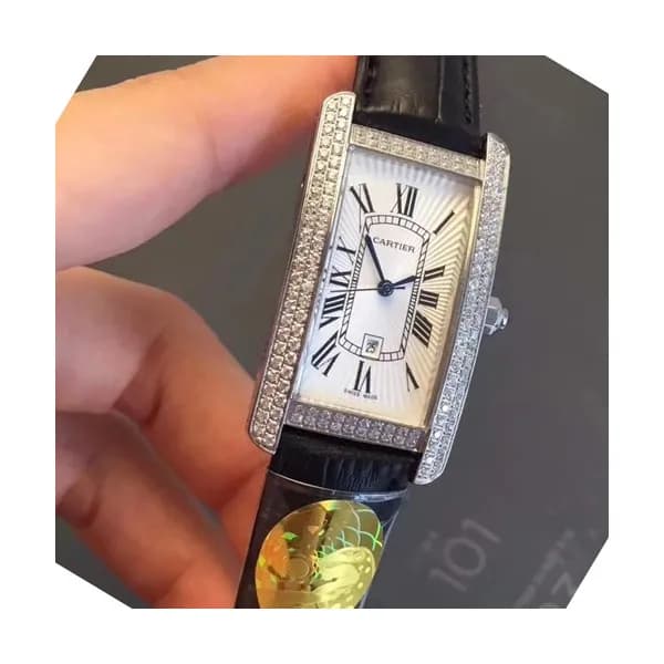 CARTIER LADIES TANK VERSION SWISS QUARTZ MOVEMENT … - 1