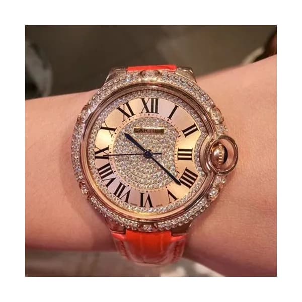 CARTIER LADIES QUARTZ - 까르띠에 레이디스 쿼츠 ,레드 - 1