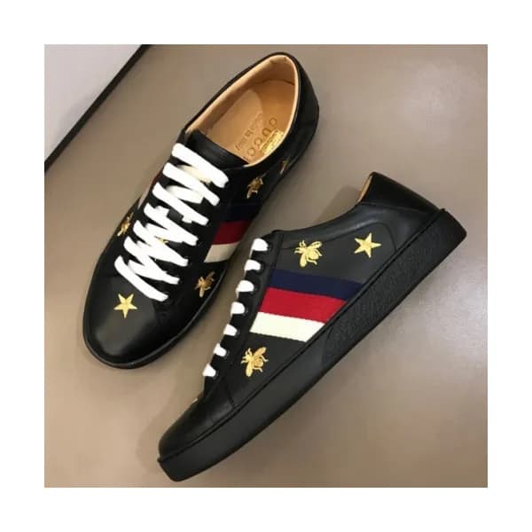 GUCCI 2018 MENS LEATHER SKEAKERS - 구찌 남성 레더 스니커즈 G… - 1