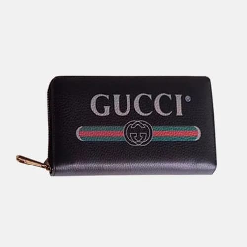 Gucci 2018 Print Leather Zip Around Wallet - 구찌 프린… - 1