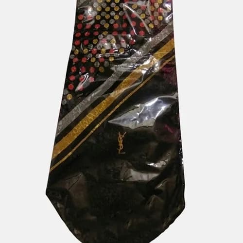 YSL MENS NECKTIE BLACK - 입생로랑 남성용 넥타이 블랙 - 1