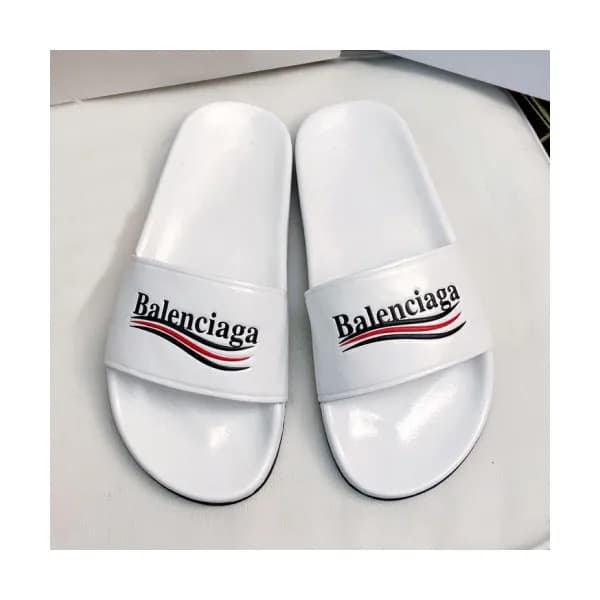 Balenciaga 2019 Mm/Wm Wave Logo Leather Slipper - … - 1