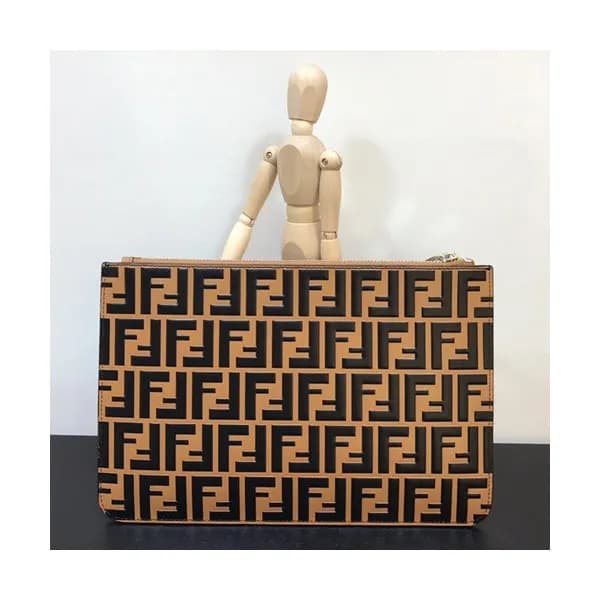 [유니크&트랜디한 클러치백]Fendi 2019 Leather Clutch Bag ,29.5… - 1