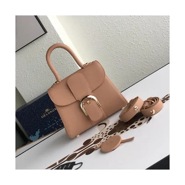 Delvaux 2019 Leather Tote Shoulder Bag,20CM - 델보 2… - 1