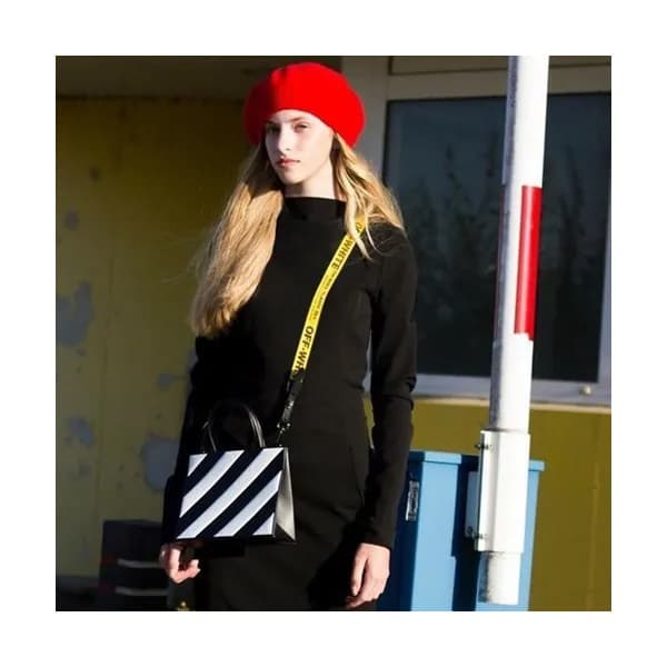Off White 2019 Leather Tote Shoulder Bag,22cm - 오프… - 1