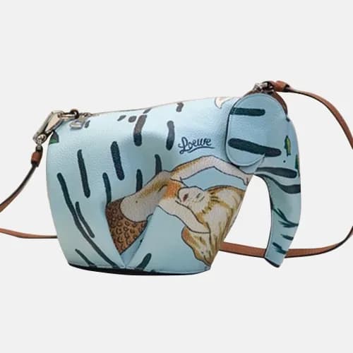 Loewe Elephant Mini Cross Bag,20CM - 로에베 엘리펀트 미니 크… - 1