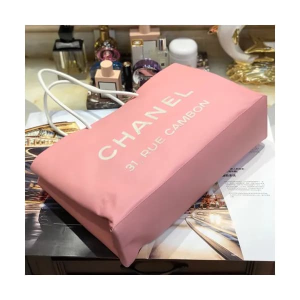 Chanel 2019 Leather Large Tote Shoulder Shopper Ba… - 1