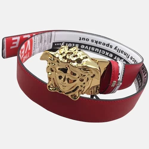 Versace 2019 Mens Leather Belt - 베르사체 2019 남성용 레더… - 1