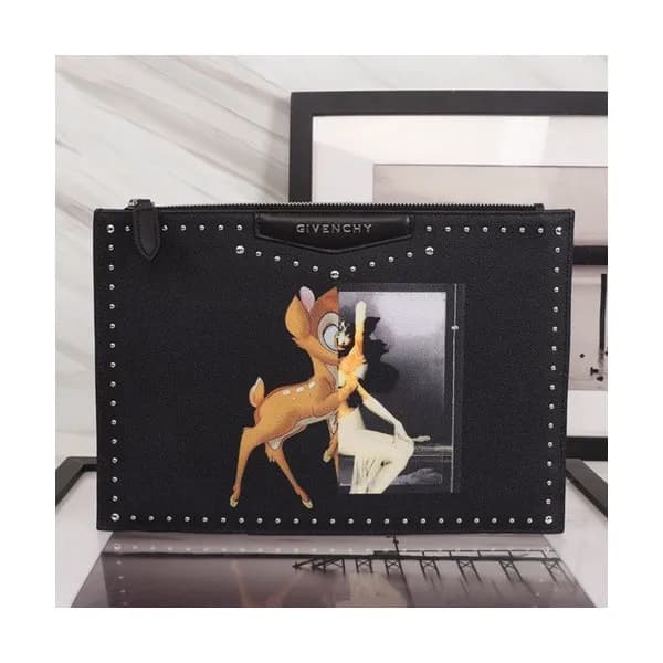 Givenchy 2019 Leather Clutch Bag,32cm - 지방시 2019 레… - 1