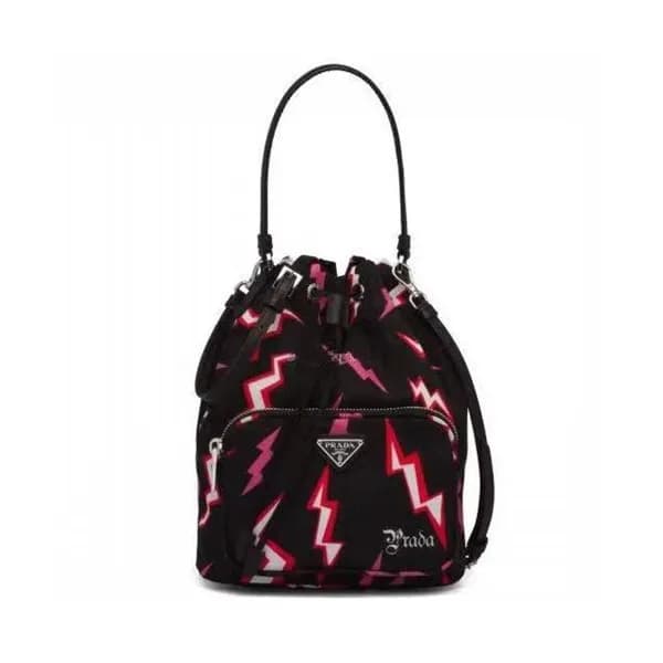 Prada 2019 Women Nylon Bucket Tote Shoulder Bag ,2… - 1