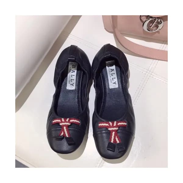 Bally 2019 Ladies Leather Ballet Flat Shoes - 발리 2… - 1
