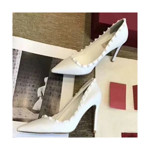 Valentino 2019 Ladies Leather Pumps High Heel - 발렌… - 1