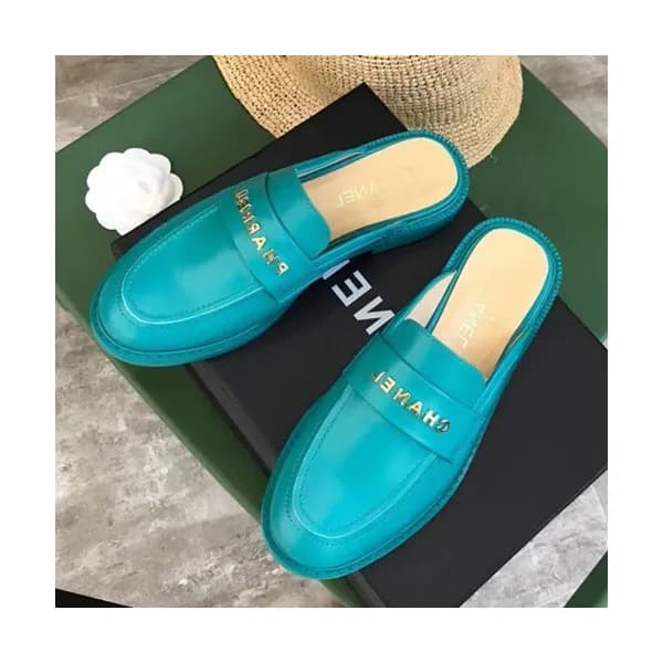 Chanel 2019 Ladies Leather Bloafer Slipper - 샤넬 20… - 1