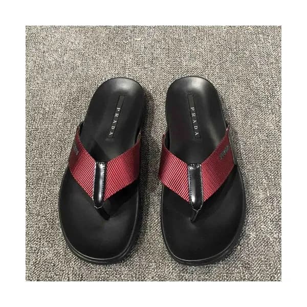 Prada 2019 Mens Leather Slipper - 프라다 2019 남성용 레더 … - 1