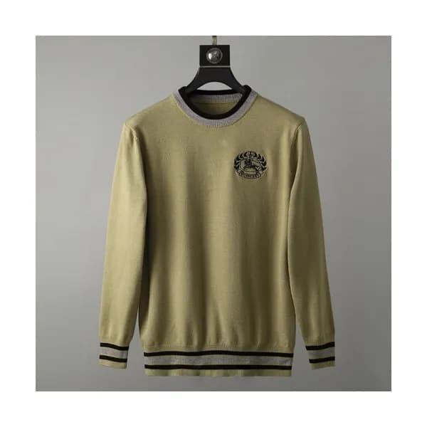 Burberry 2019 Mens Retro Logo Crew - neck Sweater … - 1