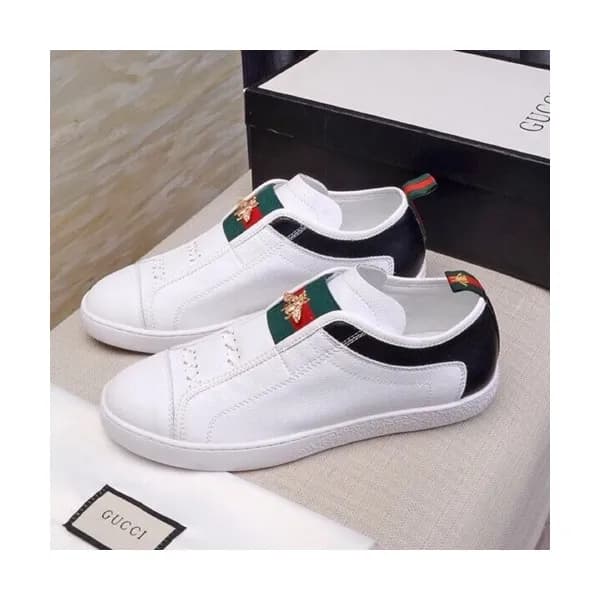 Gucci 2019 Mens Leather Sneakers - 구찌 2019 남성용 레더 … - 1
