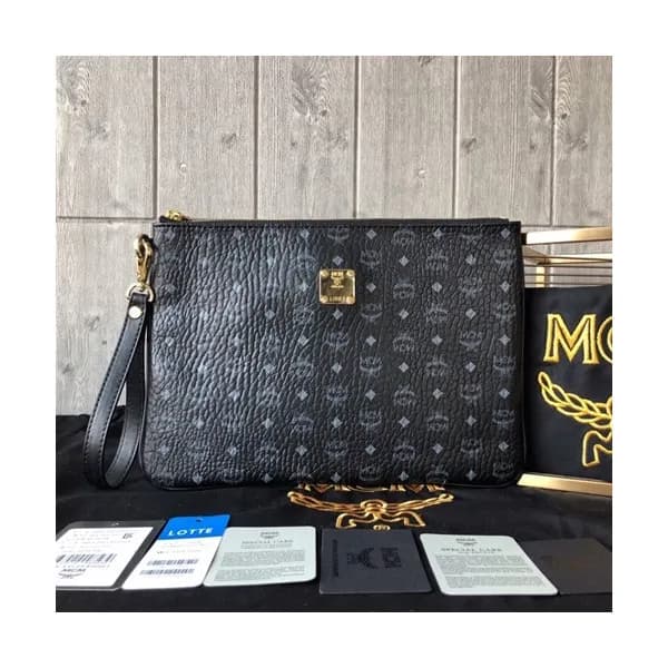 MCM 2019 Visetos Clutch Bag,30cm - 엠씨엠 2019 남여공용 비… - 1