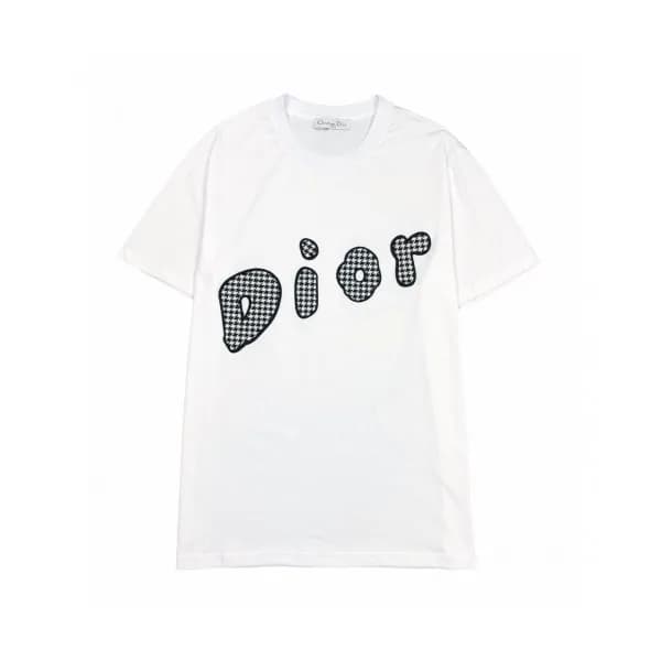 [디올]Dior 2020 Mm/Wm Logo Cotton Short Sleeved Tshi… - 1