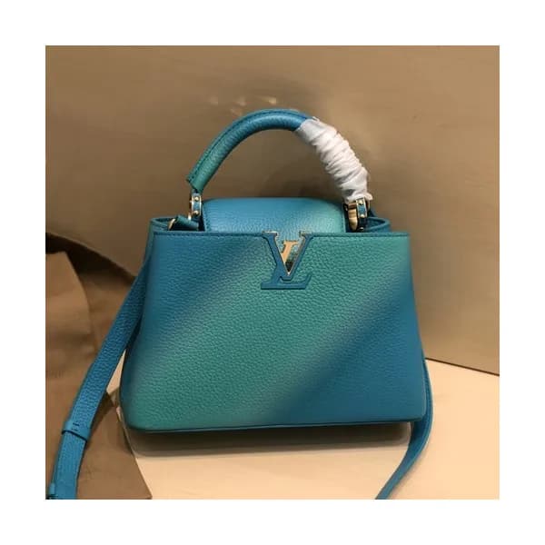 Louis Vuitton 2020 Capucines Leather Tote Shoulder… - 1