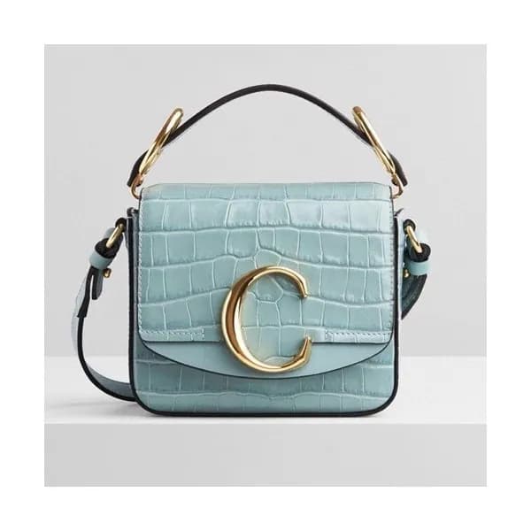 Chole 2020 C Leather Tote Shoulder Bag, 16cm - 끌로… - 1
