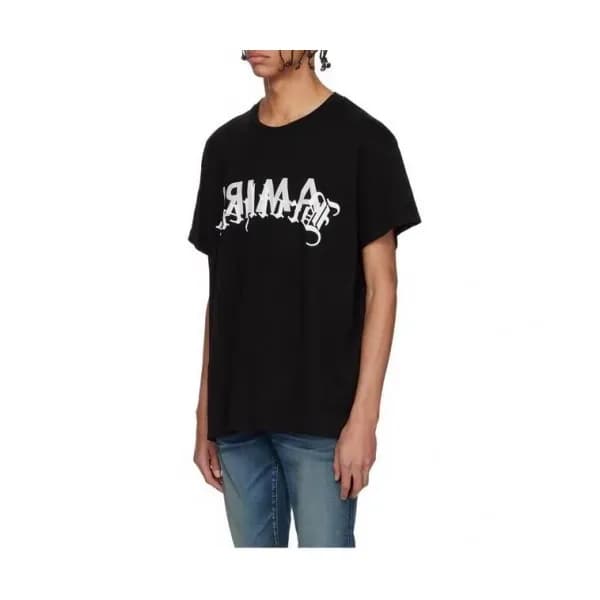 Amiri 2020 Mens Logo Cotton Short Sleeved Tshirts … - 1