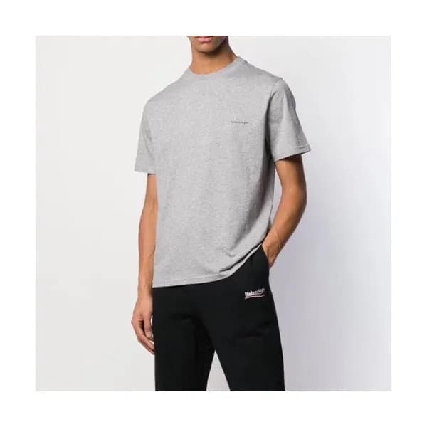 [발렌시아가]Balenciaga 2020 Mm/Wm Logo Cotton Short Sle… - 1