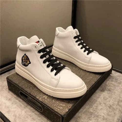 Gucci 2020 Men's Leather Sneakers - 구찌 2020 남성… - 1