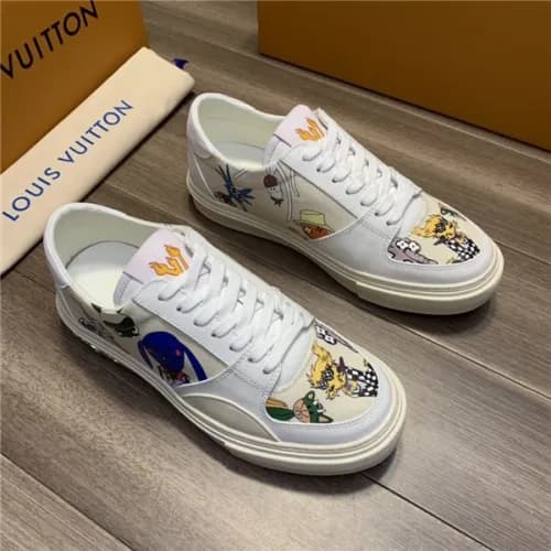 Louis Vuitton 2020 Men's Canvas Sneakers - 루이비… - 1