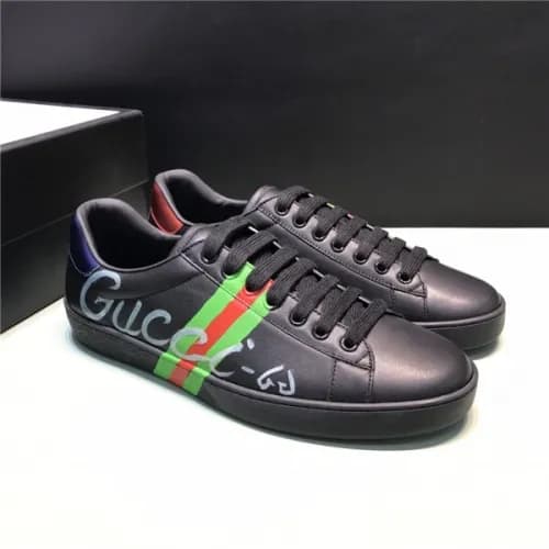 Gucci 2020 Men's Leather Sneakers - 구찌 2020 남성… - 1