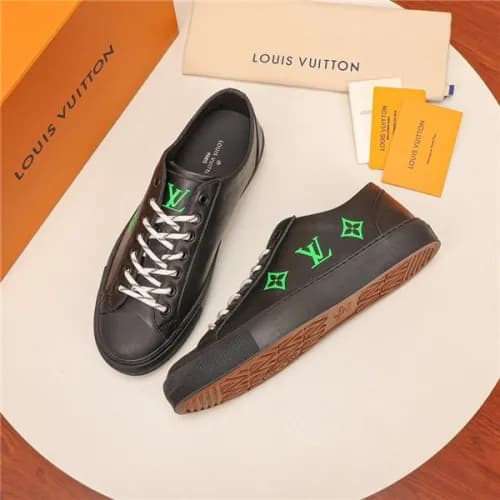 Louis Vuitton 2020 Men's Leather Sneakers - 루이… - 1
