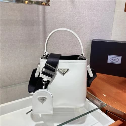 [유니크한]Prada 2021 Women's Leather Bucket Bag/To… - 1