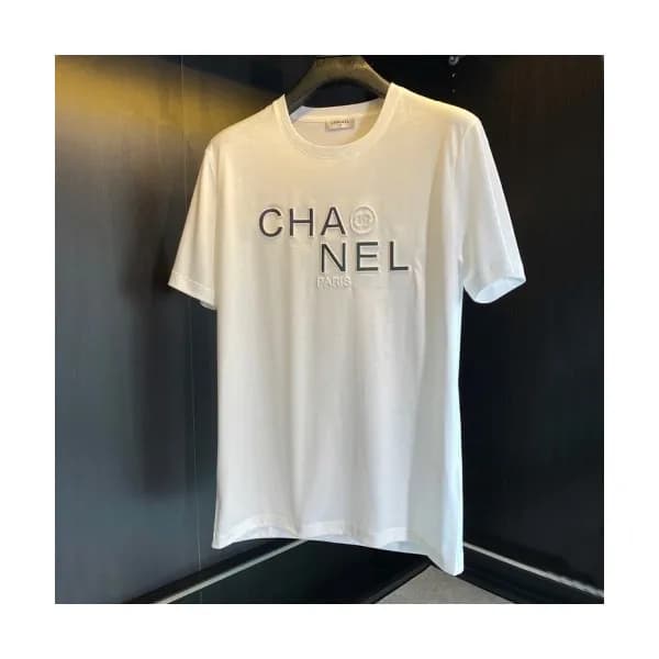 Chanel Mm/Wm 'CC' Logo Cotton Short Sleev… - 1