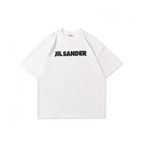 Jil Sander Mens Basic Crew-neck Cotton Short Slee… - 1