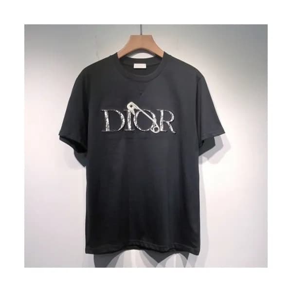 Dior Mm/Wm Casual Crew-neck Short Sleeved Tshirts… - 1