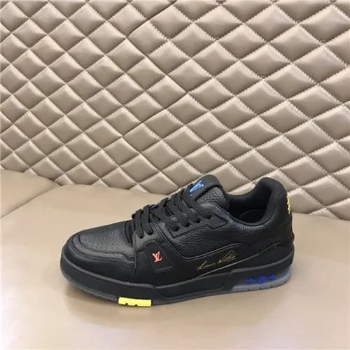 Louis Vuitton 2021 Men's Leather Sneakers,LOUS… - 1