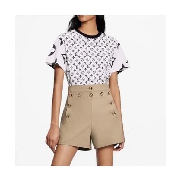 Louis vuitton Womens Logo Short Sleeved Tshirts W… - 1