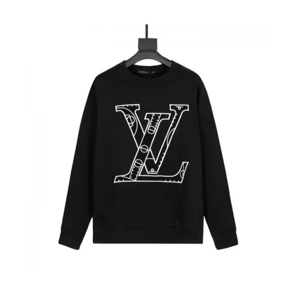 Louis vuitton Mens Casual Cotton Tshirts Black -… - 1