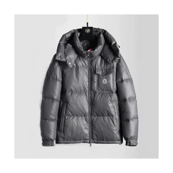 Moncler Mm/Wm Patch Logo Modern Down Padding Gray… - 1