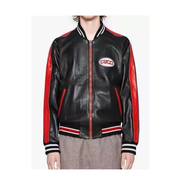 Gucci Mens Classic Leather Jackets Black - 구찌 202… - 1