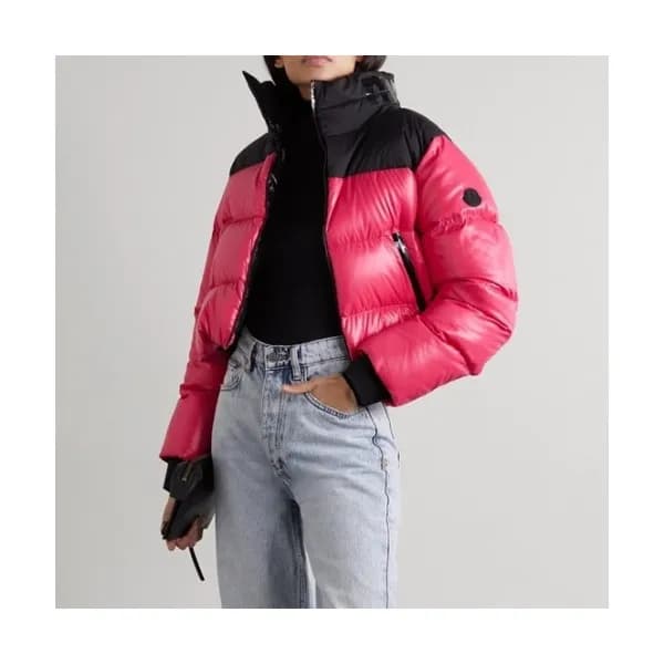 Moncler Womens Patch Logo Modern Duck Down Long P… - 1