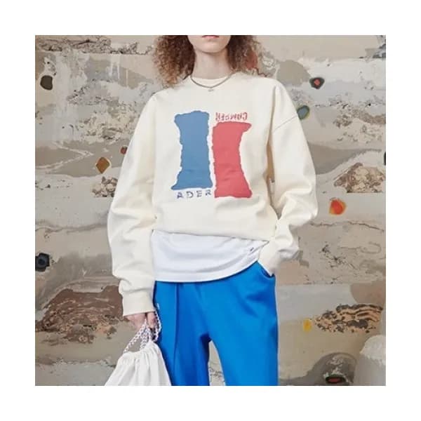 ADER Mm/Wm Minimal Cotton Tshirts Ivory - ADER 20… - 1