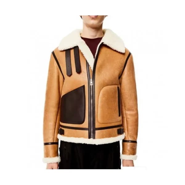 Loewe Mens Logo Casual Jackets Camel - 로에베 2021 남… - 1