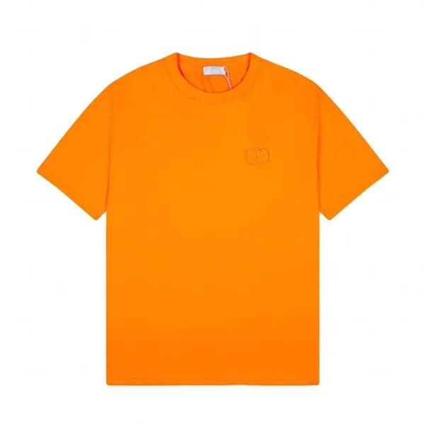 디올 남성 크루넥 오렌지 반팔티 - Mens Orange Tshirts - dio01724… - 1