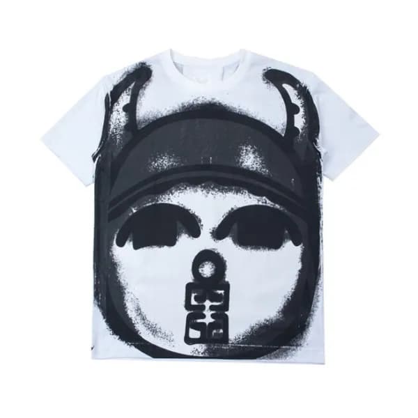 지방시 남성 크루넥 화이트 반팔티 - Mens White Tshirts - giv0657x - 1