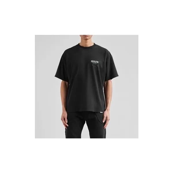 리프리젠트 남성 블랙 크루넥 반팔티 - Mens Black Tshirts - rep0049… - 1