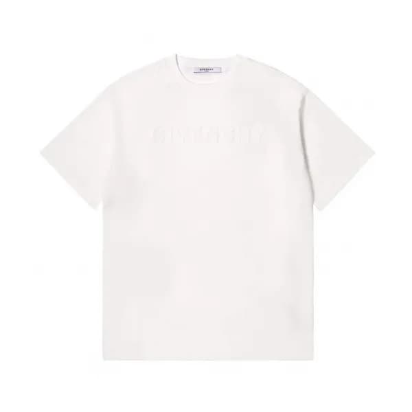 지방시 남성 크루넥 화이트 반팔티 - Mens White Tshirts - giv0709x - 1