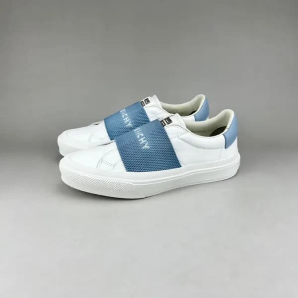 지방시 남/녀 클래식 화이트 스니커즈 - Unisex White Sneakers - giv… - 1