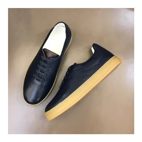 벨루티 남성 클래식 네이비 스니커즈 - Mens Navy Sneakers - ber012… - 1